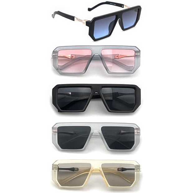 Stylish retro square sunglasses