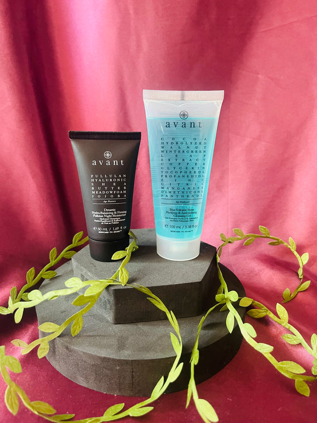 AVANT SKINCARE Cleansing Gel & Night Moisturizer DUO