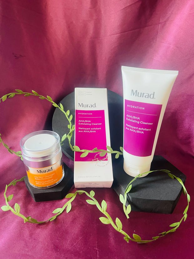MURAD HYDRATION CLEANSER & OVERNIGHT DETOX MOISTURIZER DUO