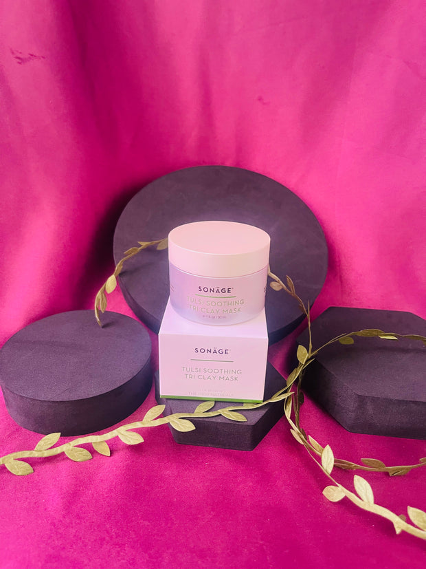 SONAGE Tulsi Soothing Tri Clay Mask