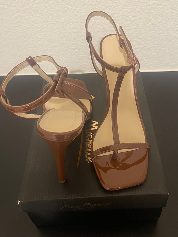 ANNA MICHELLE Open Toe Heels