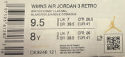 Woman's Air Jordan 3 Retro