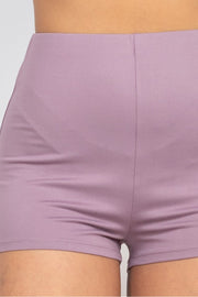 Scoop Buttoned Full Cami Top & Mini Shorts Set