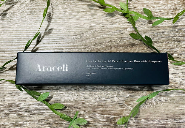 ARACELI Gel Pencil Eyeliner Duo with Sharpener