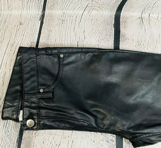 DIVIDED Faux Leather Pants