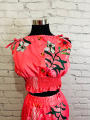 TROPICAL Two Piece Skirt Set